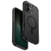 Uniq Combat Apple iPhone 16 Plus MagSafe szilikon tok karbon fekete