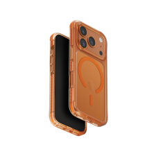 Uniq Combat Magclick Apple iPhone 17 Pro MagSafe tok, átlátszó-narancs tok és táska
