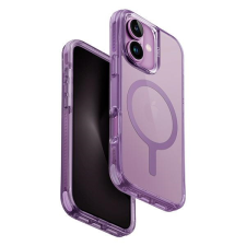 Uniq Combat Magclick Charging tok iPhone 16 Plus - átlátszó rózsaszín szegéllyel tok és táska