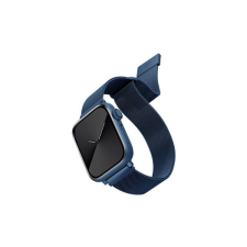 Uniq Dante Apple Watch 42/44/45mm fém szíj, kék okosóra kellék