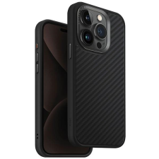 Uniq etui Keva iPhone 15 Pro 6.1&quot; Magclick Charging fekete tok tok és táska