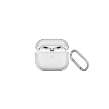Uniq Glase Apple Airpods 2021 tok, átlátszó fülhallgató, fejhallgató tok
