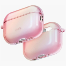 Uniq Iridescia Apple AirPods Pro 3 tok karabinerrel, rózsaszín fülhallgató, fejhallgató tok