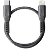 Uniq Kabel Flex USB-C-Lightning 18W 30cm szürke