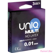 Uniq - latexmentes óvszer (3db) óvszer