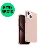 Uniq Lino Apple iPhone 14 Plus, szilikon tok, rózsaszín tok és táska