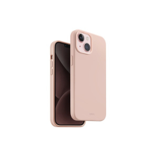 Uniq Lino Hue Apple iPhone 15 Magsafe Szilikon tok, rózsaszín tok és táska