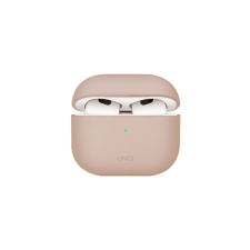 Uniq Lino Hybrid Liquid Apple Airpods 4 gen tok, rózsaszín fülhallgató, fejhallgató tok