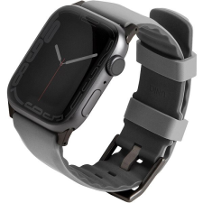 Uniq Linus Airosoft Apple Watch 42/44/45/49mm szilikon szíj, szürke okosóra kellék