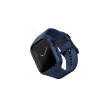 Uniq Monos Apple Watch 44/45mm hibrid szíj + tok, kék okosóra kellék