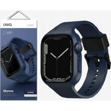 Uniq Monos Apple Watch 44/45mm hibrid szíj + tok, kék (UNIQ735) okosóra kellék