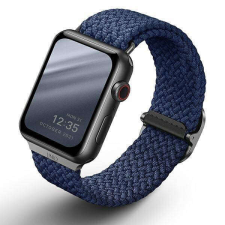 Uniq óraszíj Aspen Apple Watch 40/38/41mm Series 1/2/3/4/4/5/6/7/8/9/SE/SE2 fonott oxford kék okosóra kellék