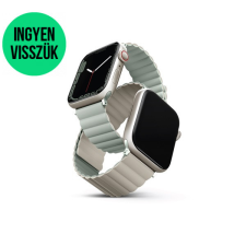 Uniq Revix mágneses szilikon szíj Apple Watch 38/40/41mm, zsálya/bézs okosóra kellék