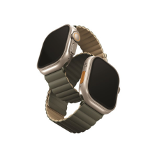 Uniq Revix mágneses szilikon szíj Apple Watch 42/44/45/49mm, kék/barna okosóra kellék