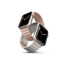 Uniq Revix mágneses szilikon szíj Apple Watch 42/44/45/49mm, rózsaszín/bézs okosóra kellék