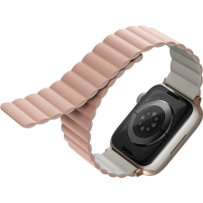 Uniq Revix Reversible Magnetic Apple Watch 42 / 44 / 45 / Ultra 49mm - rózsaszín - bézs okosóra kellék