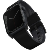 Uniq Straden vízálló bőr Apple Watch szíj, 49/45/44/42MM, fekete (UNIQ588BLK)