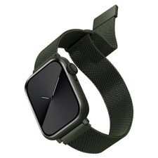 Uniq szíj Dante Apple Watch Series 4/5/6/7 / SE 42/44 / 45mm. Rozsdamentes acél zöld tok okosóra kellék