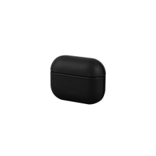 Uniq Terra Apple Airpods (3. gen) bőr tok, fekete fülhallgató, fejhallgató tok