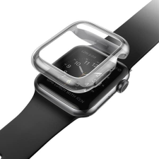 Uniq Tok Garde Apple Watch Series 4/5/6/SE 44mm. védőfólia füstös szürke kerettel okosóra kellék