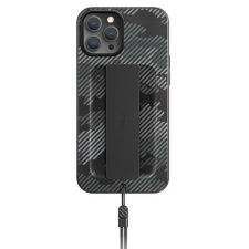Uniq tok Heldro iPhone 12 / iPhone 12 Pro 6,1 "fekete Antimikrobial tok és táska