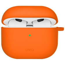 Uniq tok Nexo AirPods 4 + fülkampók szilikon volt narancssárga fülhallgató, fejhallgató tok