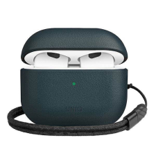 Uniq Tok Terra AirPods 3 gen. Valódi bőr kék tok fülhallgató, fejhallgató tok