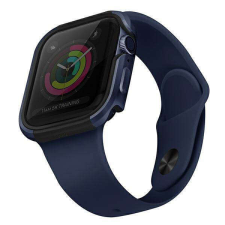 Uniq Tok Valencia Apple Watch Series 4/5/6/SE 40mm. védőfólia kék kerettel okosóra kellék