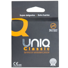 Uniq UNIQ - KLASSZIKUS LATEXMENTES ÓVSZER 3 DARAB óvszer