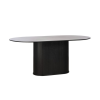 Unique Furniture NOLA Étkezőasztal 180x95 cm fekete fa 48304640