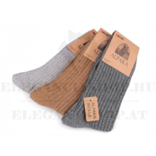  Unisex Alpaka gyapjú zokni - 3 pár/csomag női zokni