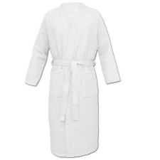 Unisex Waffle Pique fürdőköpeny, 3XL, fehér, bio pamut, 54916.02.33 lakástextília