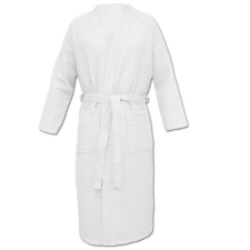 Unisex Waffle Pique fürdőköpeny, 4XL, fehér, bio pamut, 54916.02.34 lakástextília
