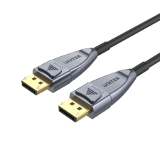 Unitek 8K Ultrapro DisplayPort 1.4 aktív optikai kábel 15.0m Fekete kábel és adapter