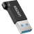 Unitek A1049ABK01 USB-A apa - USB-C anya Átalakító Adapter - Fekete (A1049ABK01)