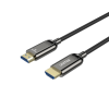 Unitek C11085GY01 HDMI - HDMI 2.1 Optikai Kábel 15m - Fekete (C11085GY01-15M)