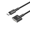 Unitek C14121BK-2M USB-C - MagSafe 2.0 töltő kábel - Fekete (2m)