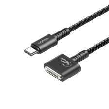 Unitek C14121BK-2M USB-C - MagSafe 2.0 töltő kábel - Fekete (2m) kábel és adapter