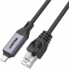 Unitek Kabel Ethernet USB C RJ-45 LAN, przewód sieciowy, 5m (C18148AGY01-5M)