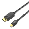 Unitek Prémium mini DP - Displayport 1.2 4K 30Hz kábel 3m (Y-C612BK)