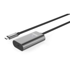 Unitek U305A USB-C aktív hosszabbító 5m - Fekete (U305A) kábel és adapter
