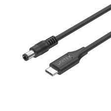 Unitek USB-C apa - DC5,5 apa tápkábel Acer 65W laptophoz 1,5m - Fekete (C14119BK-1.8M) kábel és adapter