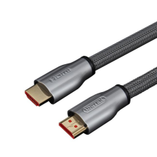 Unitek Y-C138RGY LUX HDMI (apa - apa) kábel 2m - Szürke kábel és adapter