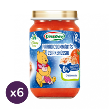 Univer paradicsommártás csirkehússal, 8 hó+ (6x163 g) bébiétel