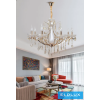 Universo Csillár 8 karos 8xE14 Max.40W D72x110cm arany