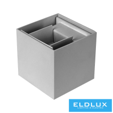 Universo fali lámpa LED 12w 1000lm 3000k IP55 100×100×100mm szürke kültéri világítás