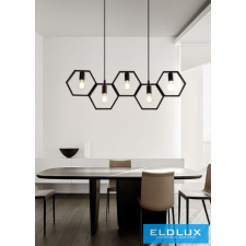 Universo Függeszték 5xE27 IP20 920x1400mm fekete világítás