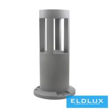 Universo kerti lámpa COB LED 12w 600lm 4000k IP65 ∅94/∅105×300mm szürke kültéri világítás
