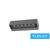 Universo Kültéri fali lámpa 14w 1100lm CCT kapcsolóval 220x71x48mm IP65 szürke 5év