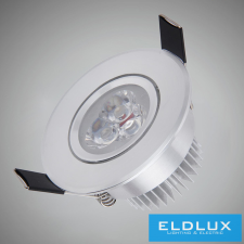 Universo mini spot lámpatest 3w 6500K 270lm 30° IP20 ∅68×32mm ezüst világítás